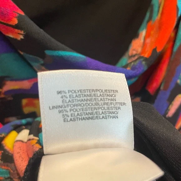 Anne Klein Colorful Dress Size 6 - Picture 5 of 16